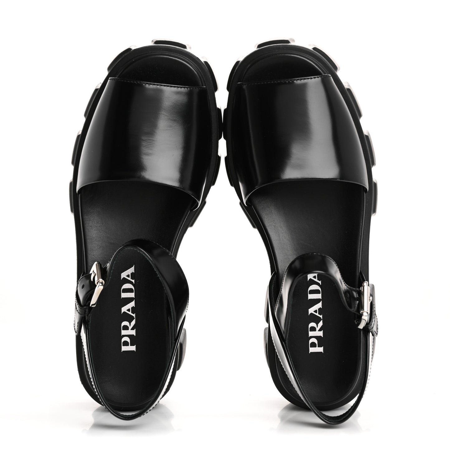 Spazzolato Monolith 55mm Sandals 37 Black