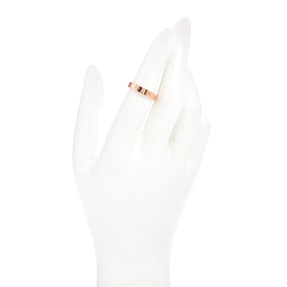 Cartier 18K Pink Gold 3.5mm LOVE Wedding Band Ring 51 5.75 2 of 4