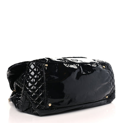Chanel Vinyl XL Rock and Chain Flap Black 4 of 9