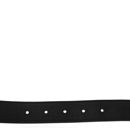 Gucci Calfskin Double G 30mm Belt 80 32 Black 3 of 6