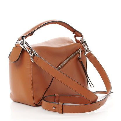 Loewe Calfskin Small Puzzle Bag Tan 3 of 11