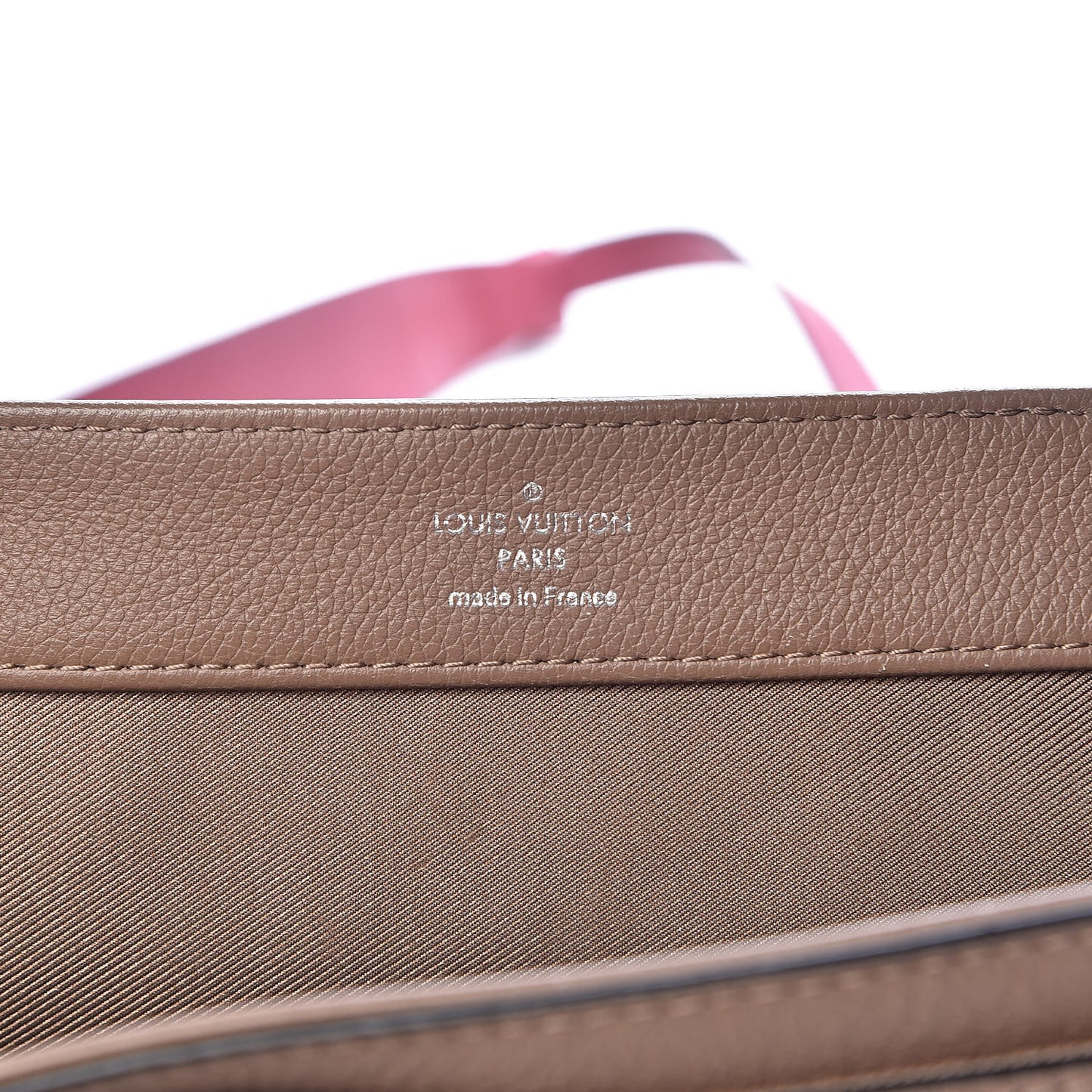 Calfskin Lockme II Chain Bag BB Rose Bruyere