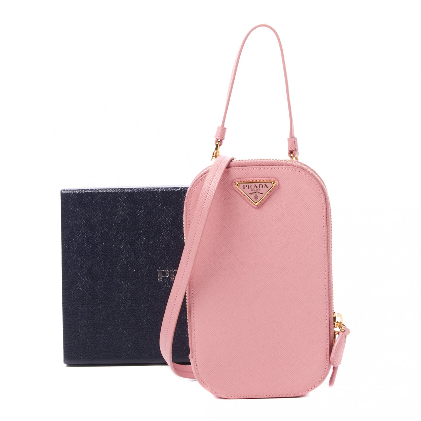 Saffiano Mini Crossbody Bag Petalo