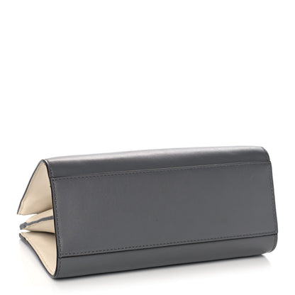 Gucci Nappa Bamboo Web Mini Nymphaea Top Handle Bag Deep Grey Mystic White 4 of 19