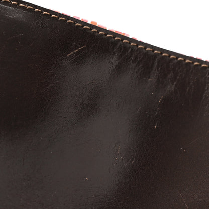 Fendi Sequin Beaded Baguette Pink Dark Brown 13 of 13