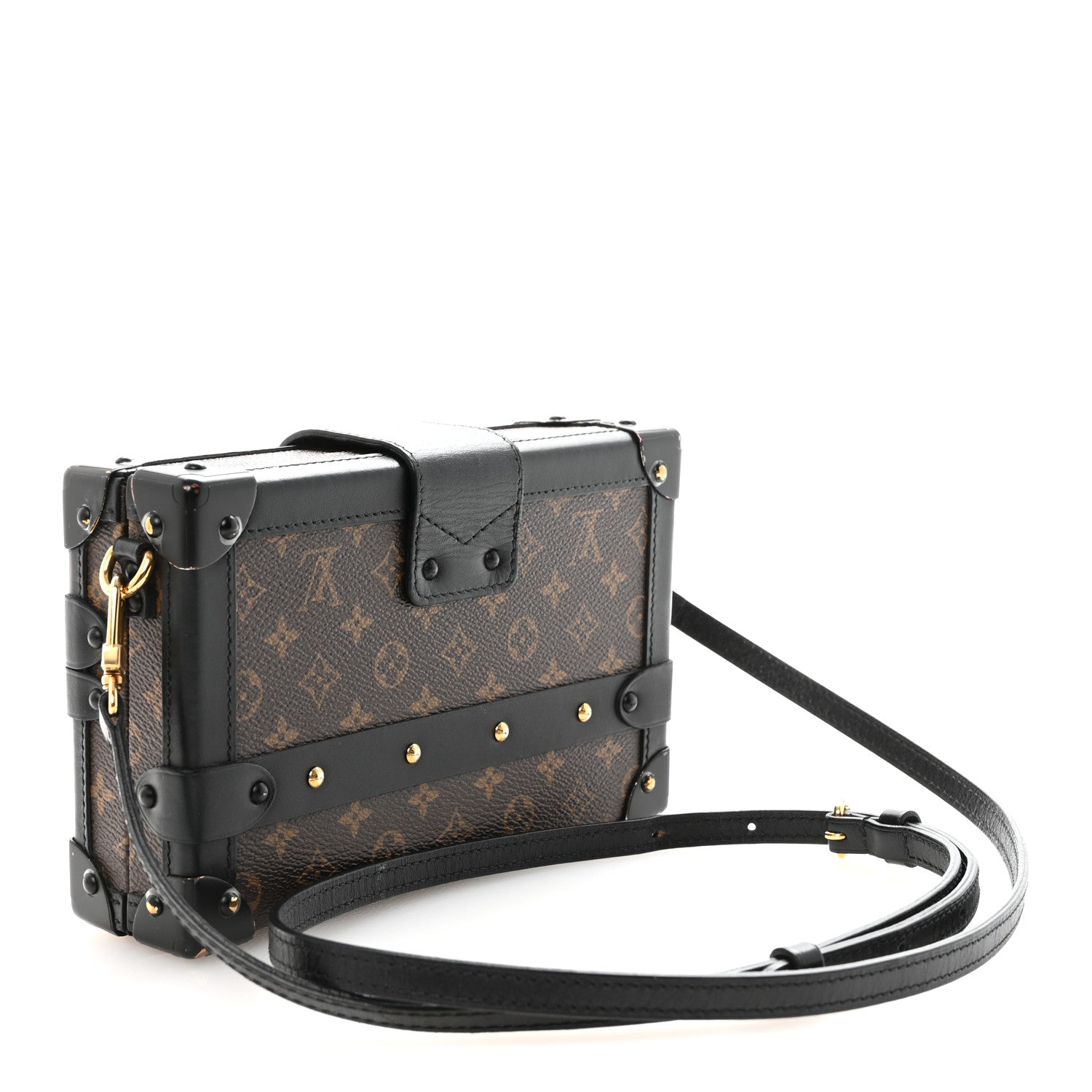 Louis Vuitton Monogram Petite Malle Black 3 of 9