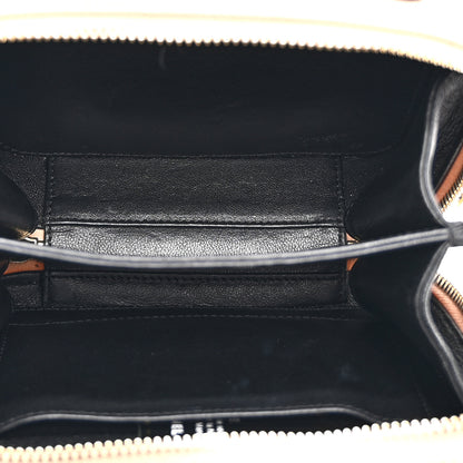 Chanel Caviar Quilted Small CC Filigree Vanity Case Beige Black 5 of 10