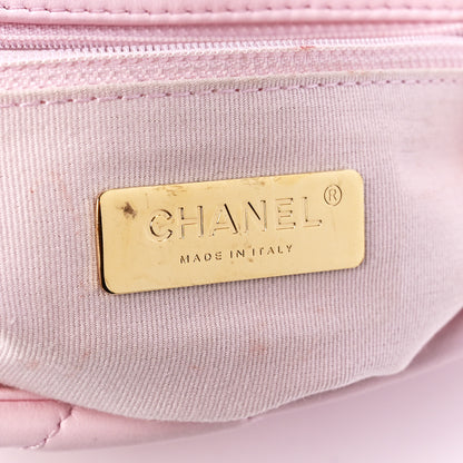 Chanel Lambskin Quilted Medium Chanel 19 Flap Light Pink 6 of 13