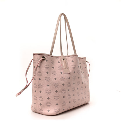 MCM Visetos Medium Liz Reversible Shopper Tote Soft Pink 5 of 16