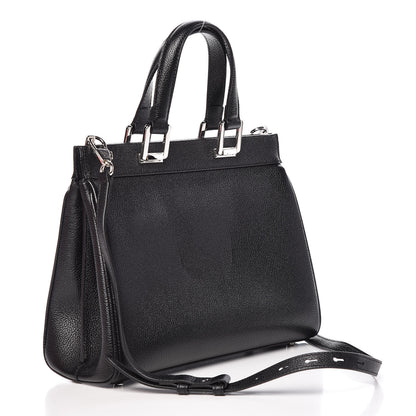 Gucci Grainy Calfskin Small Zumi Top Handle Bag Black 4 of 15