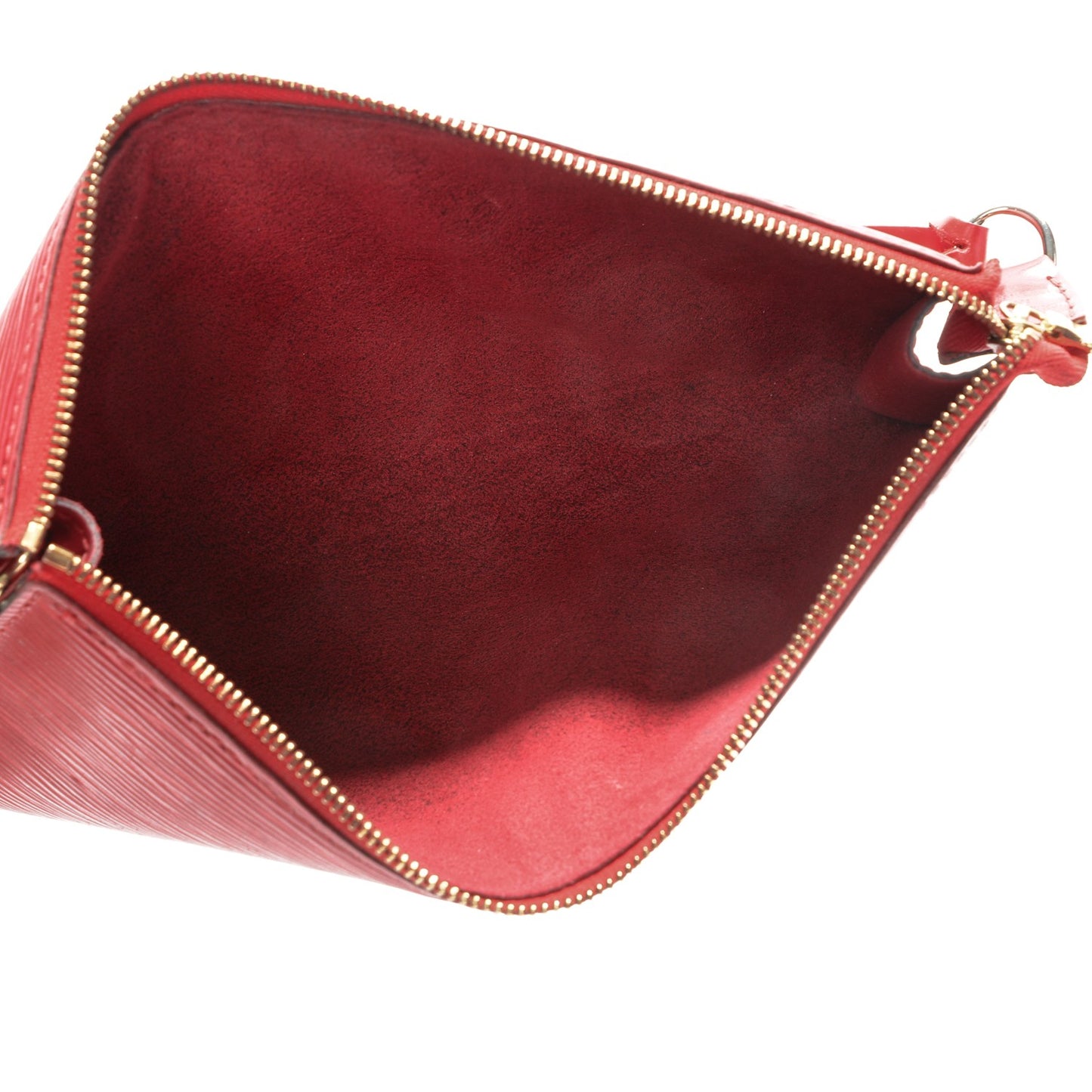 Epi Pochette Accessories 24 Castillan Red
