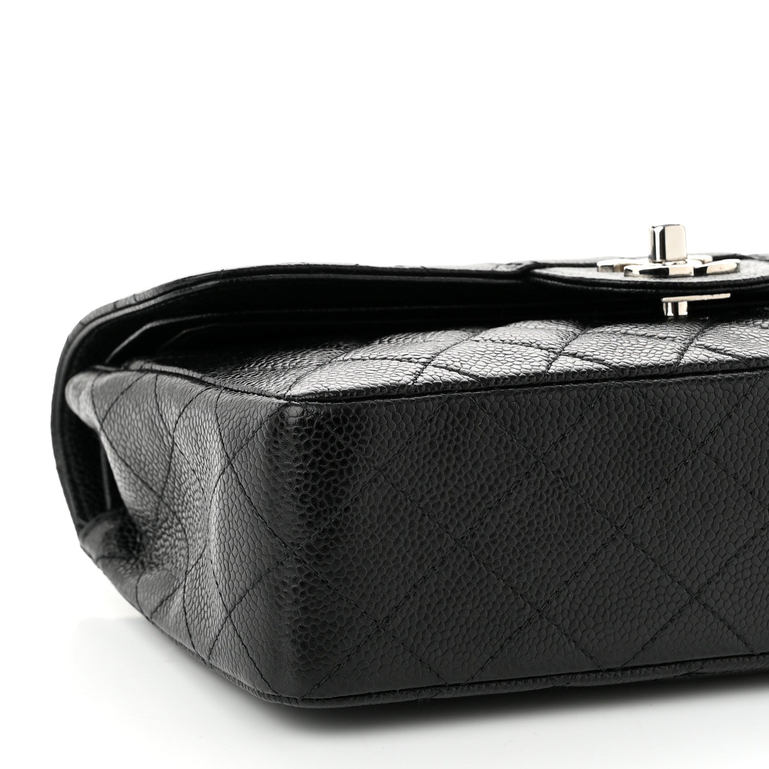 Chanel Caviar Quilted Small Double Flap Black 9 of 11