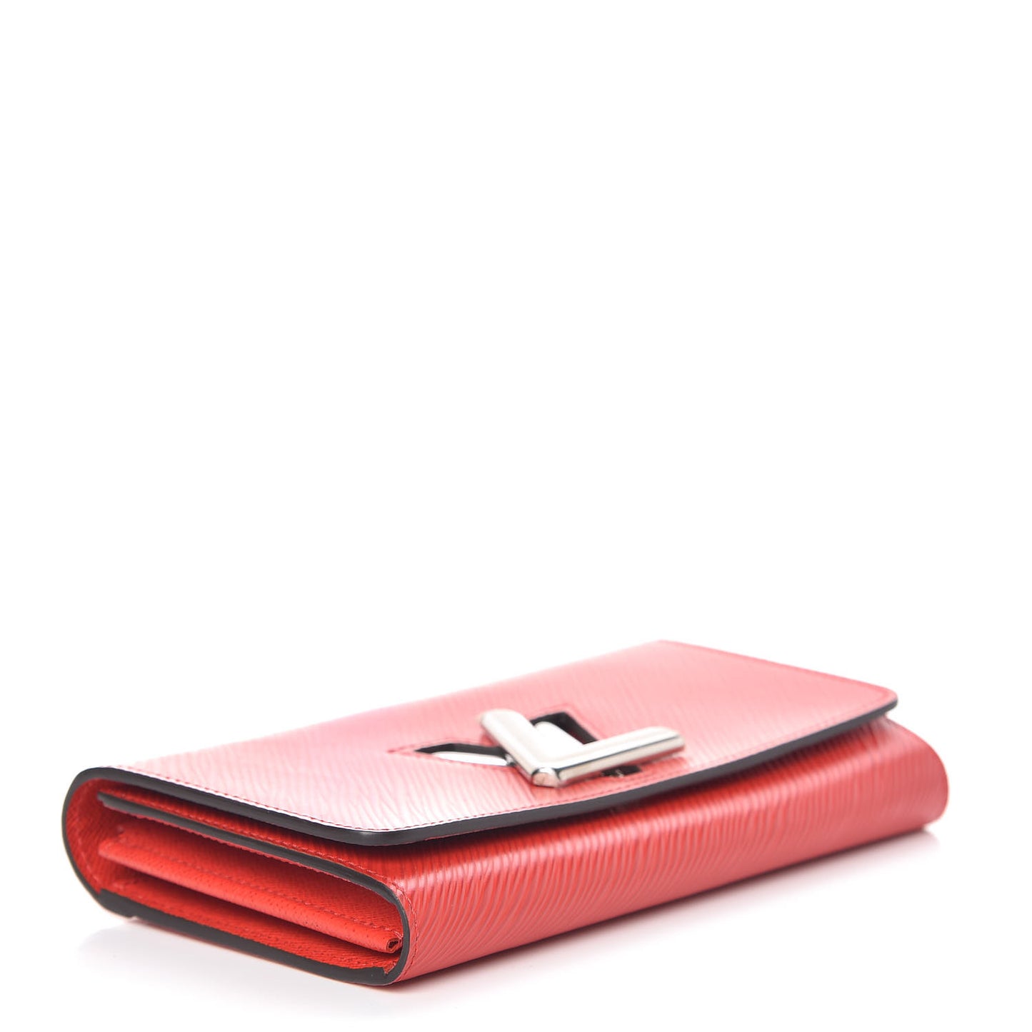 Epi Twist Wallet Coquelicot
