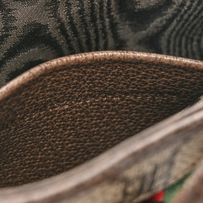 Gucci X BALENCIAGA BB Supreme Monogram Calfskin Web Mini Jackie 1961 Hobo Beige Ebony 8 of 11