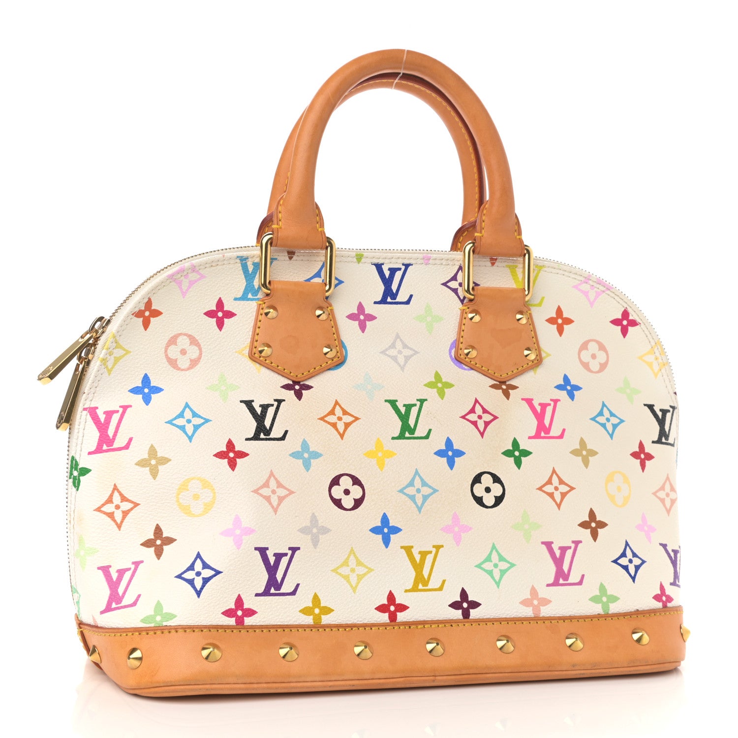 Louis Vuitton Monogram Multicolor Alma White 3 of 12