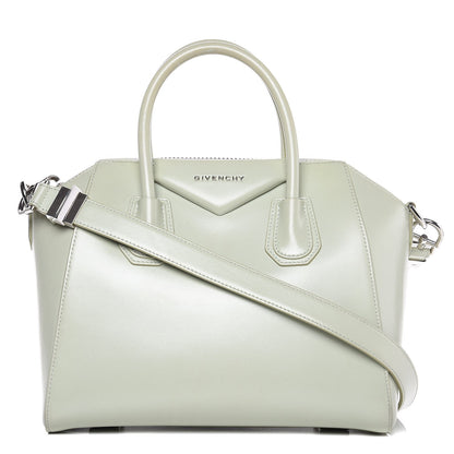Givenchy Shiny Lord Calfskin Small Antigona Aqua Green 1 of 14