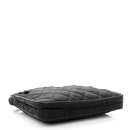 Prada Nylon Tessuto Impuntu Messenger Bag Black 4 of 9