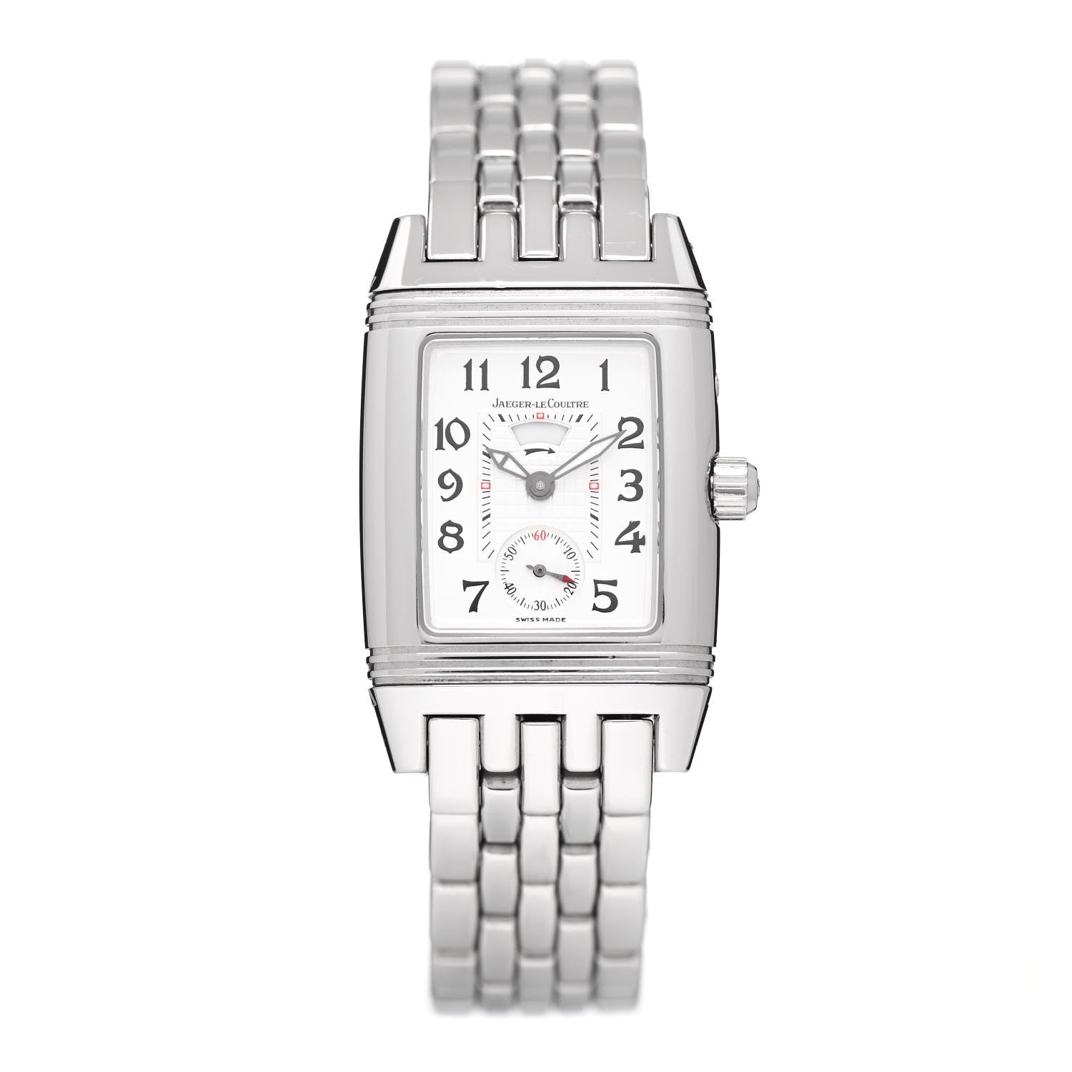 Jaeger-LeCoultre Stainless Steel Diamond 25mm Reverso Gran Sport Duoface Night & Day Manual Winding Watch Q296874 2 of 5