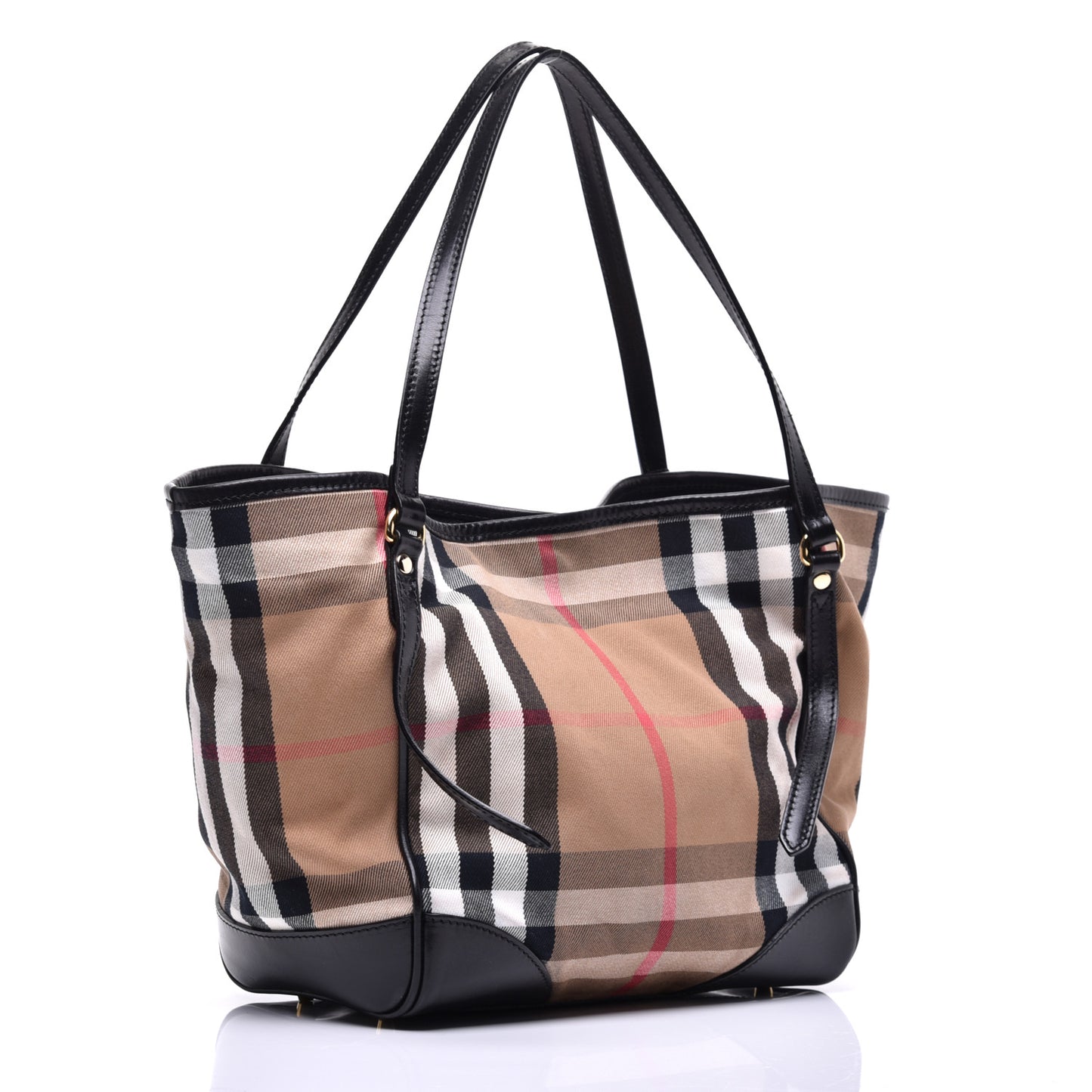 House Check Small Canterbury Tote Black