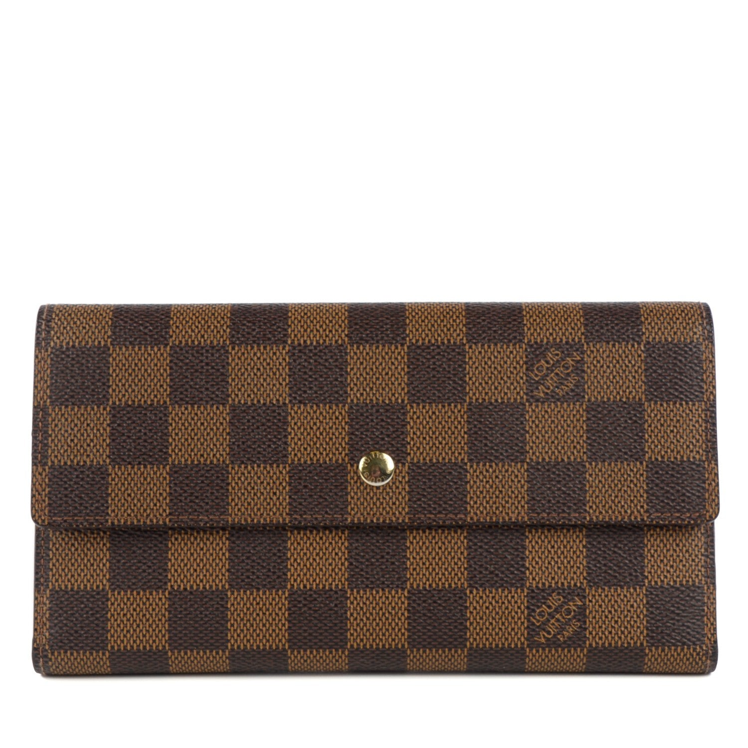 Louis Vuitton Damier Ebene Sarah Wallet 1 of 7