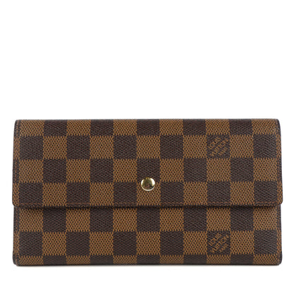 Louis Vuitton Damier Ebene Sarah Wallet 1 of 7