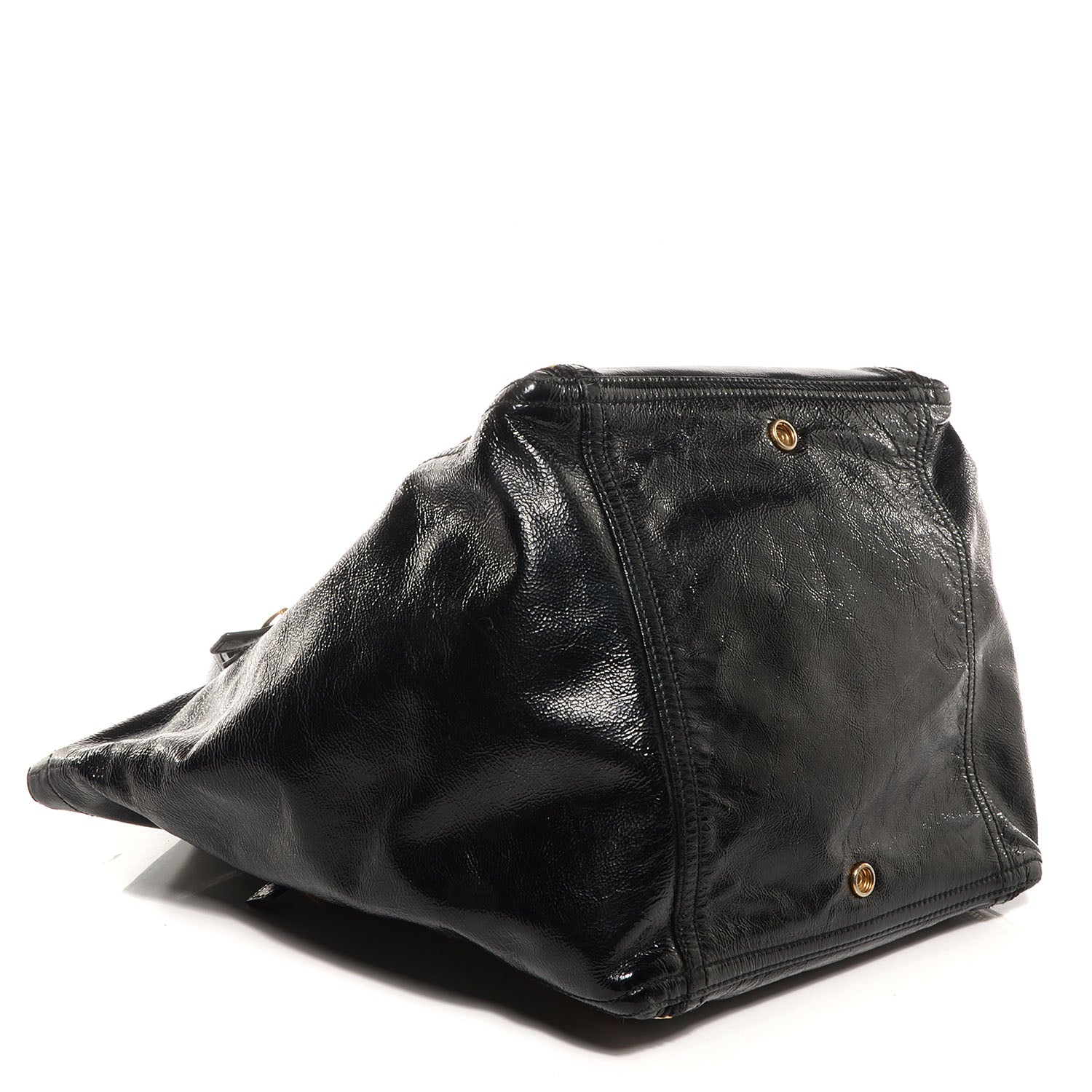 Saint Laurent Patent Medium Downtown Black 4 of 8