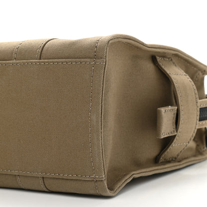 Marc Jacobs Cotton Canvas The Traveler Tote Bag Slate Green 9 of 10