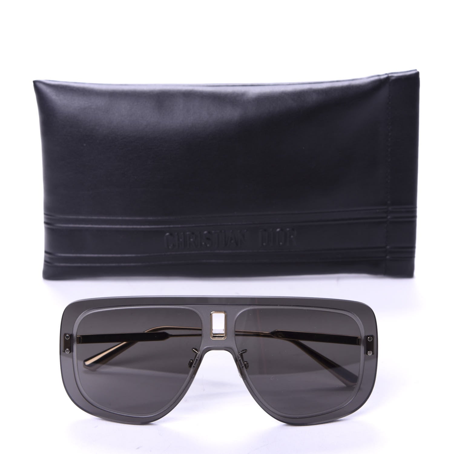 Christian Dior UltraDior Mask Sunglasses Gold Grey 7 of 7