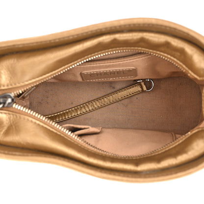 Chanel Tweed Calfskin Small Gabrielle Hobo Gold 5 of 10