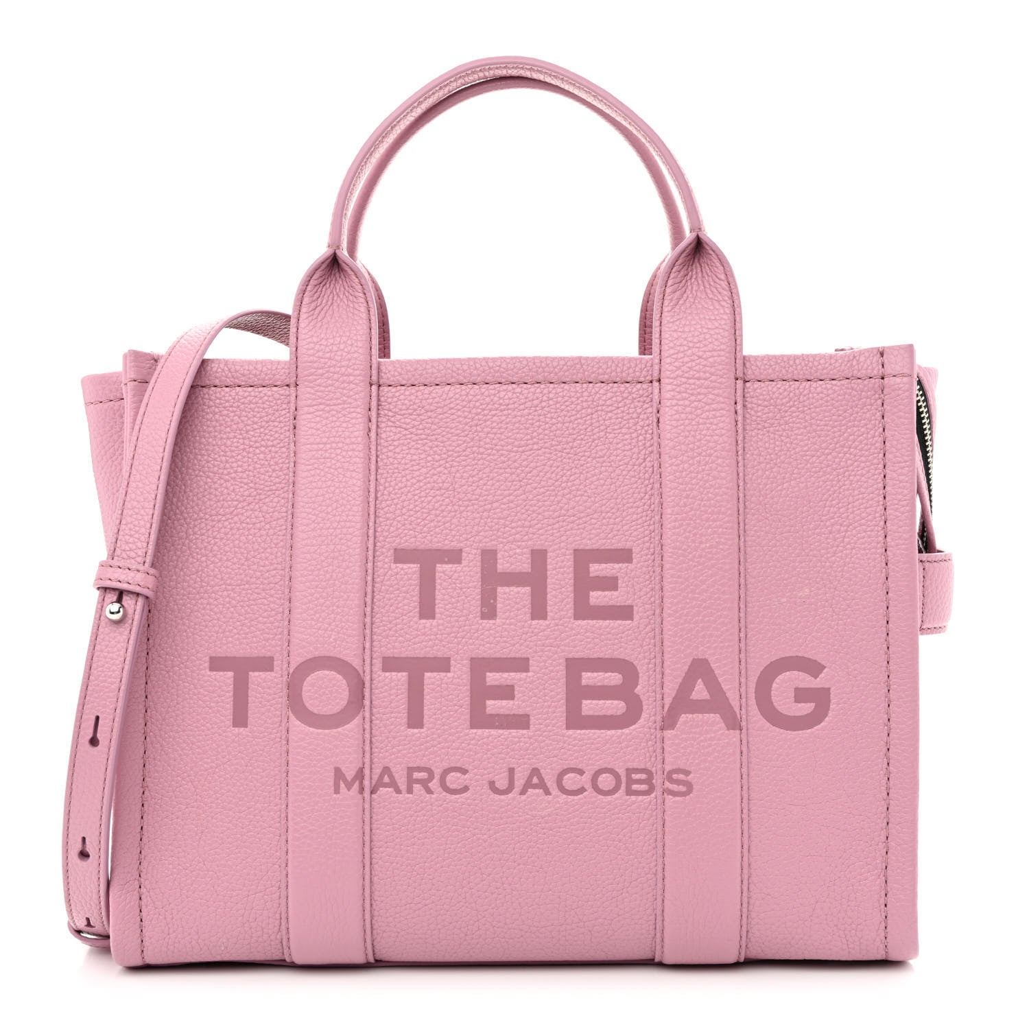 Marc Jacobs Grained Calfskin Medium The Tote Bag Lilas 1 of 11
