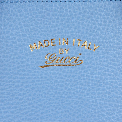 Gucci Dollar Calfskin Mini Swing Top Handle Bag Mineral Blue 6 of 7