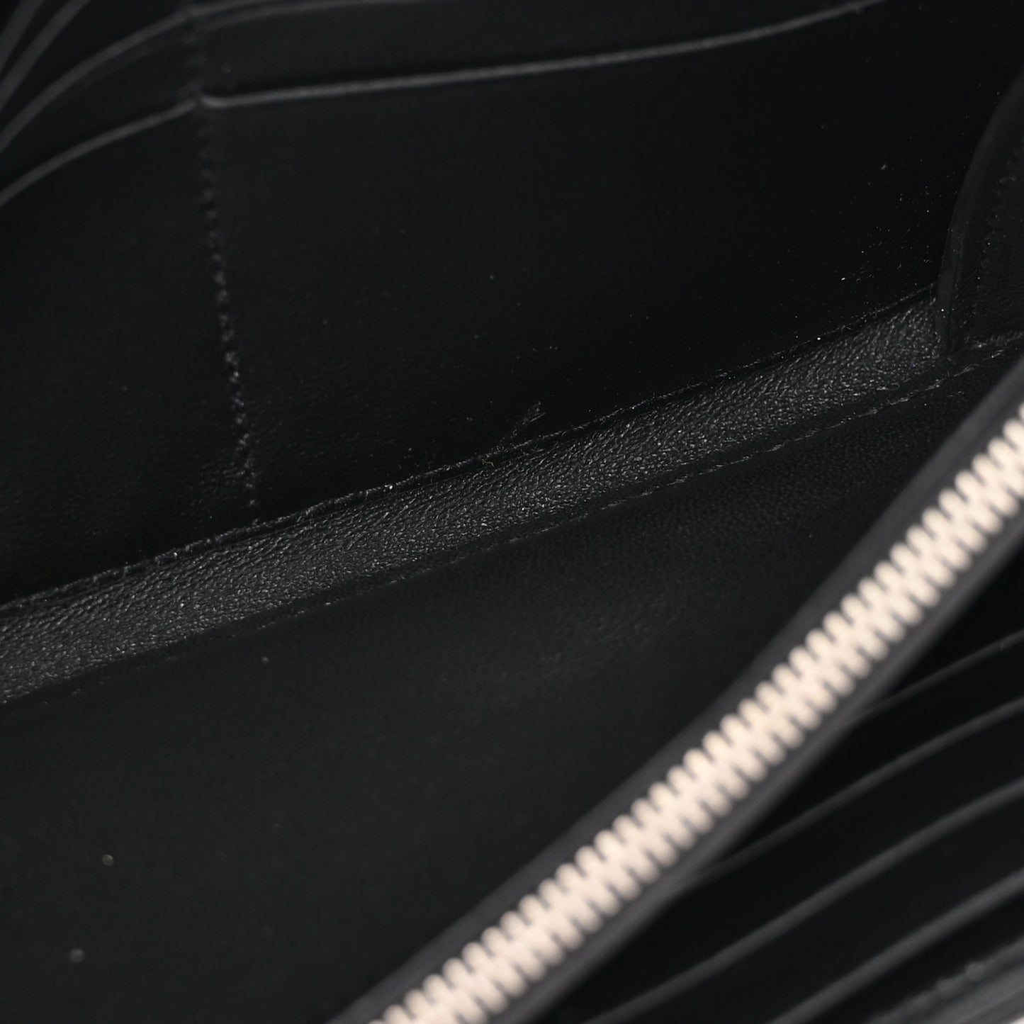 Lambskin Y Quilted Monogram Large Loulou Flap Wallet Black