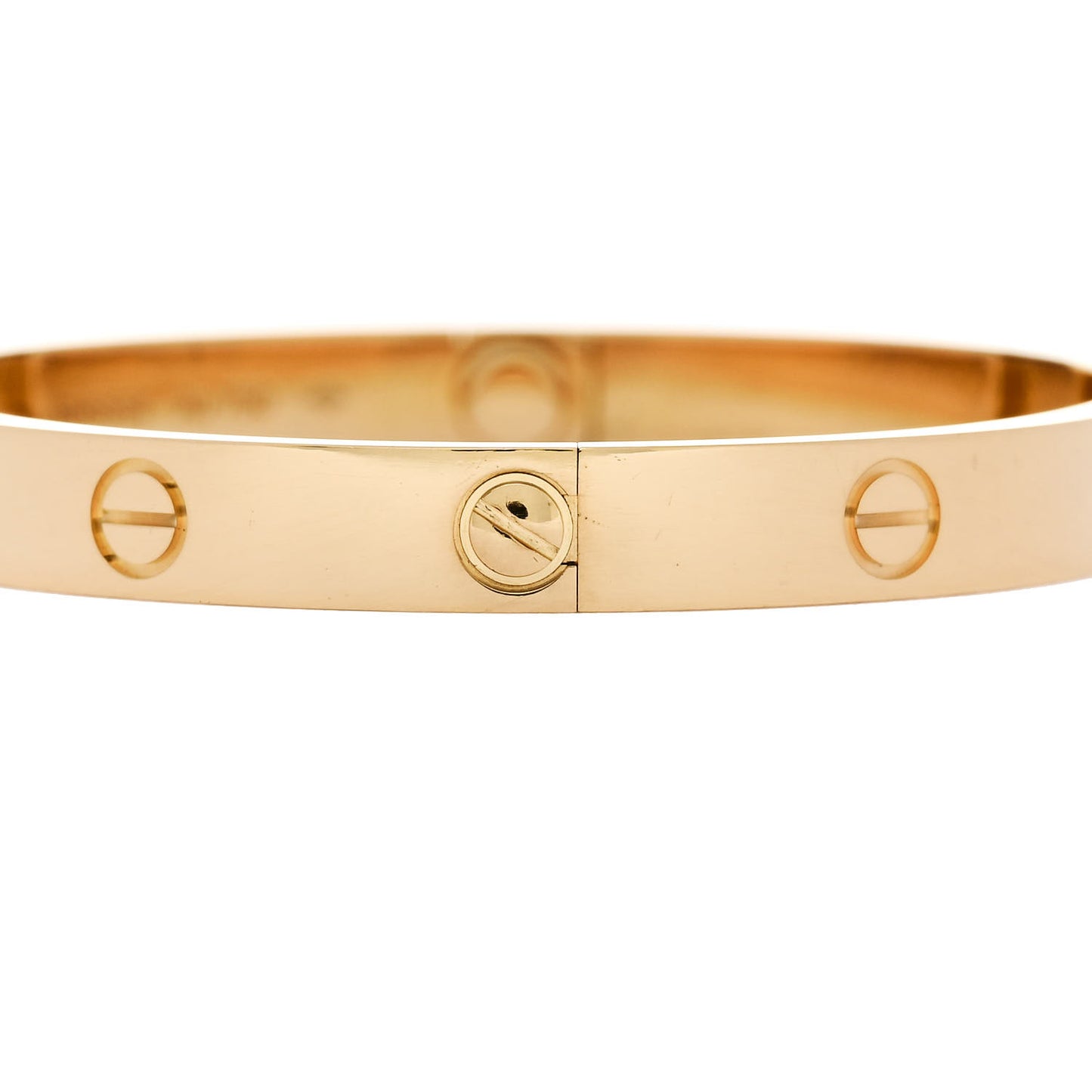 18K Yellow Gold LOVE Bracelet 17