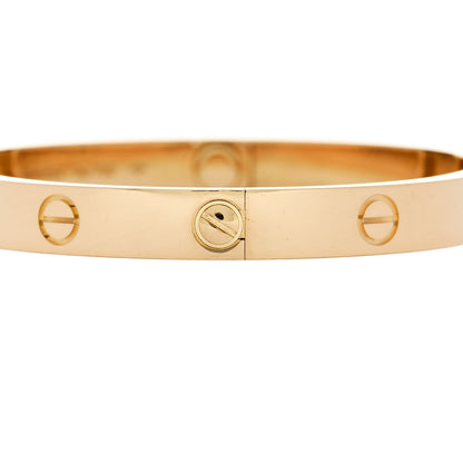 Cartier 18K Yellow Gold LOVE Bracelet 17 4 of 9