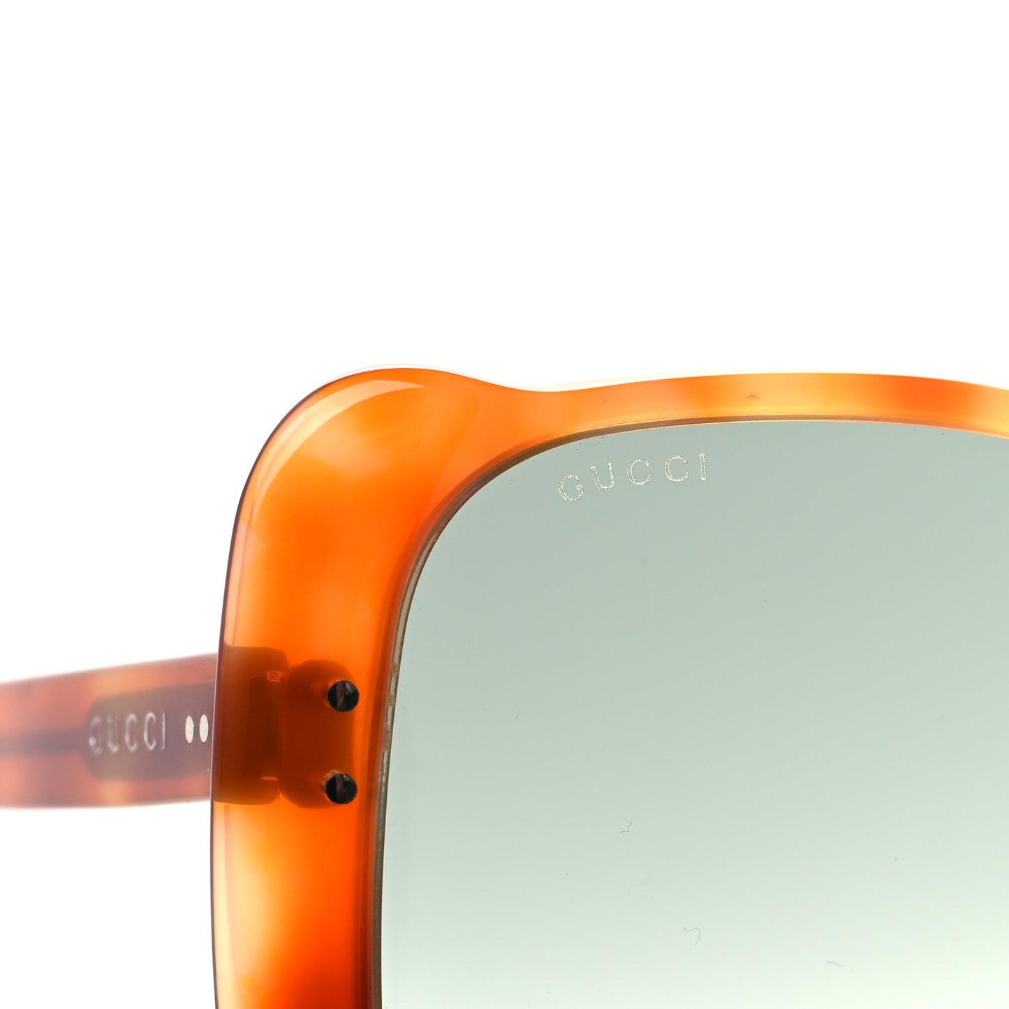 Acetate Oversize Square Frame GG0471S Sunglasses Havana Green