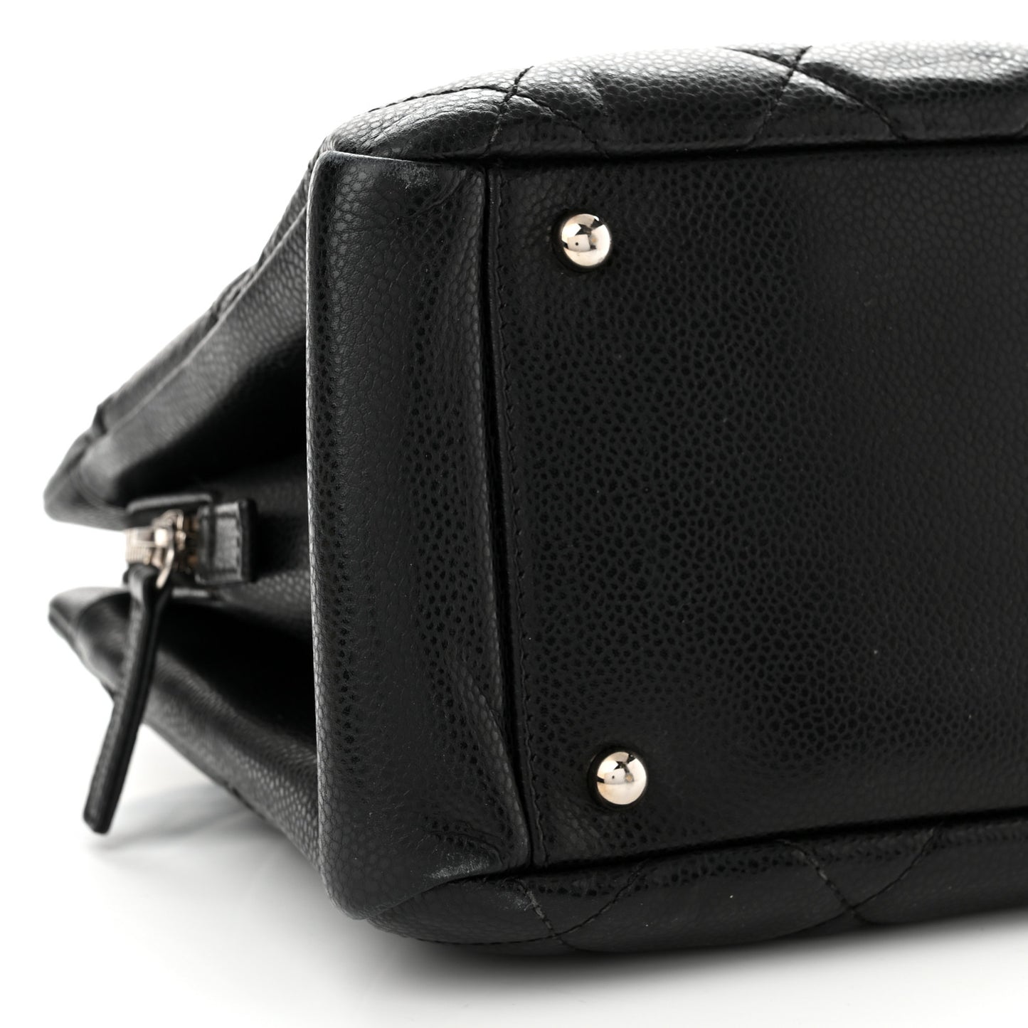 Caviar Quilted Timeless CC Soft Tote Black