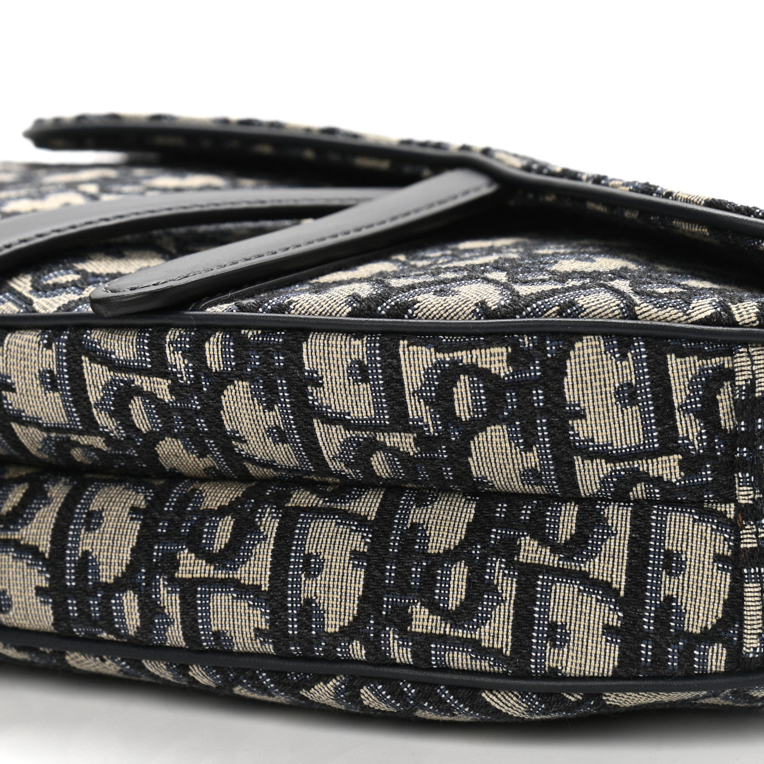 Christian Dior Oblique Saddle Bag Blue 10 of 11