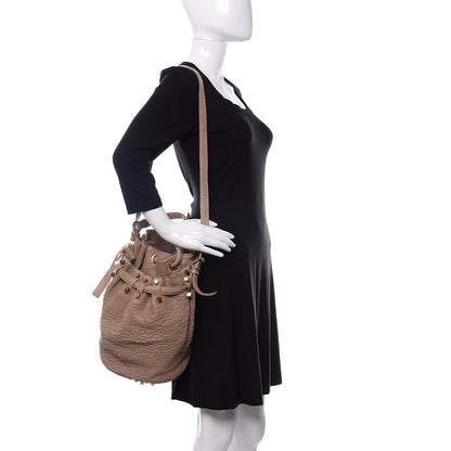 Alexander Wang Pebbled Lambskin Diego Bucket Bag Latte 2 of 16