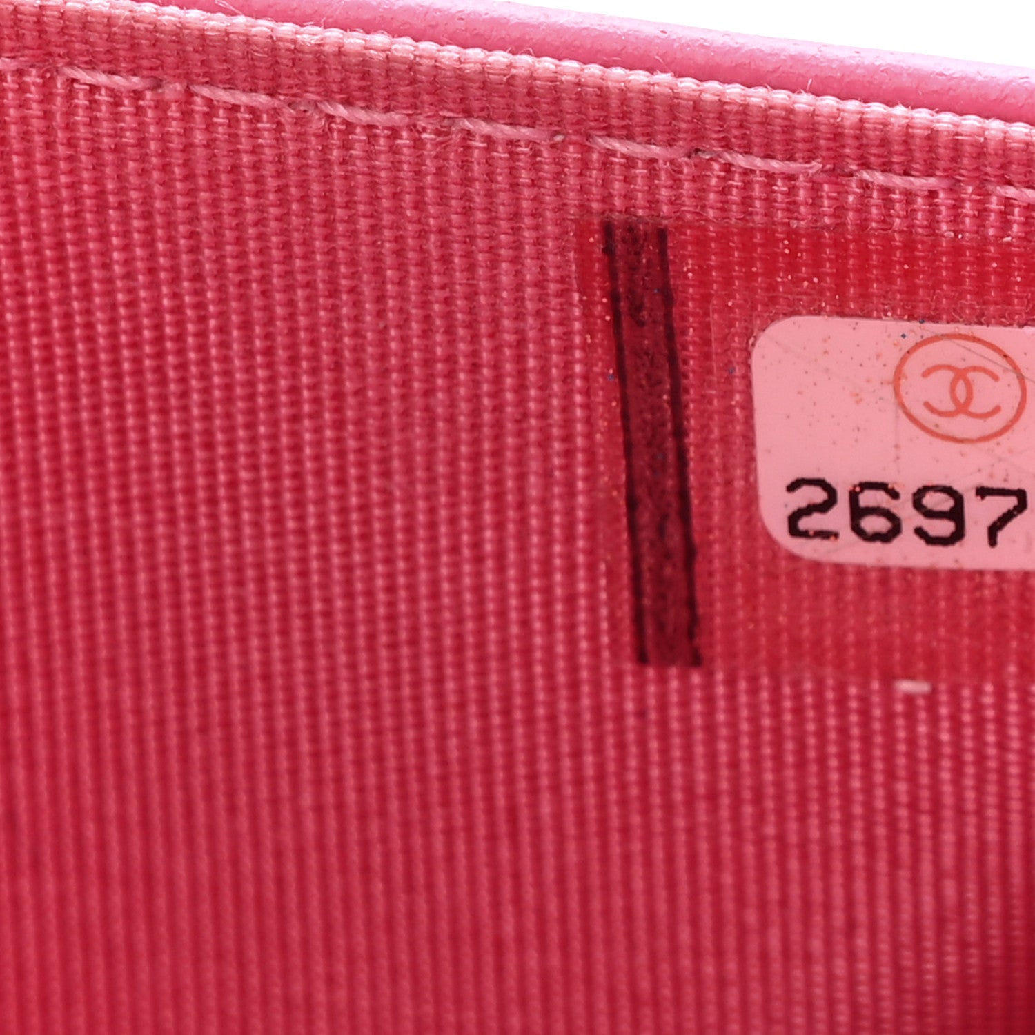 Chanel Caviar Quilted Boy Wallet On Chain WOC Pink 8 of 14