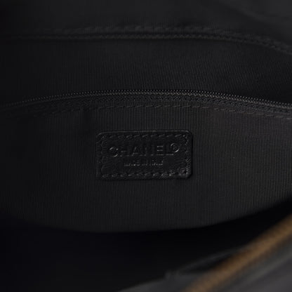 Chanel Calfskin Wild Stitch Top Handle Bag Black 8 of 14