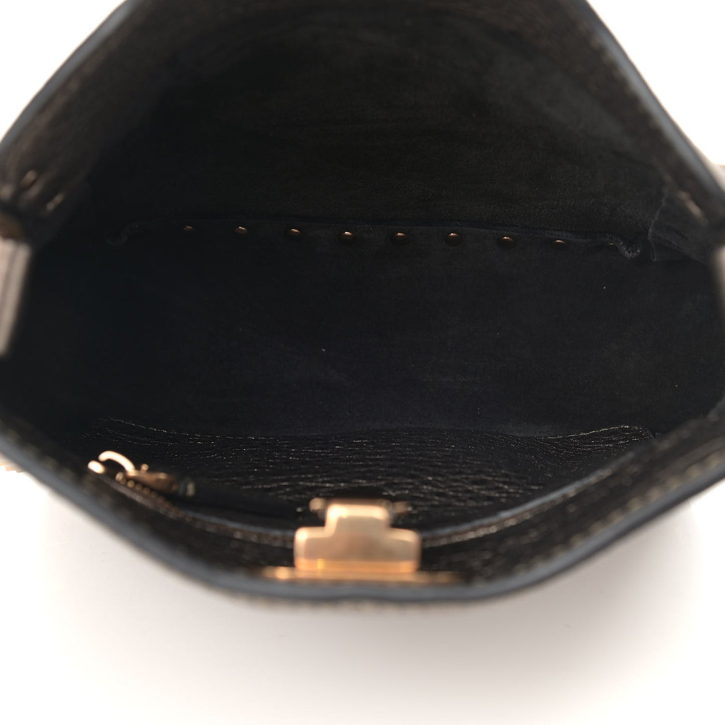 Metallic Pebbled Calfskin Mini Rockstud Flip-Lock Messenger Bag Sasso