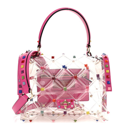 Valentino Garavani PVC Medium Candystud Top Handle Bag Multicolor 1 of 12