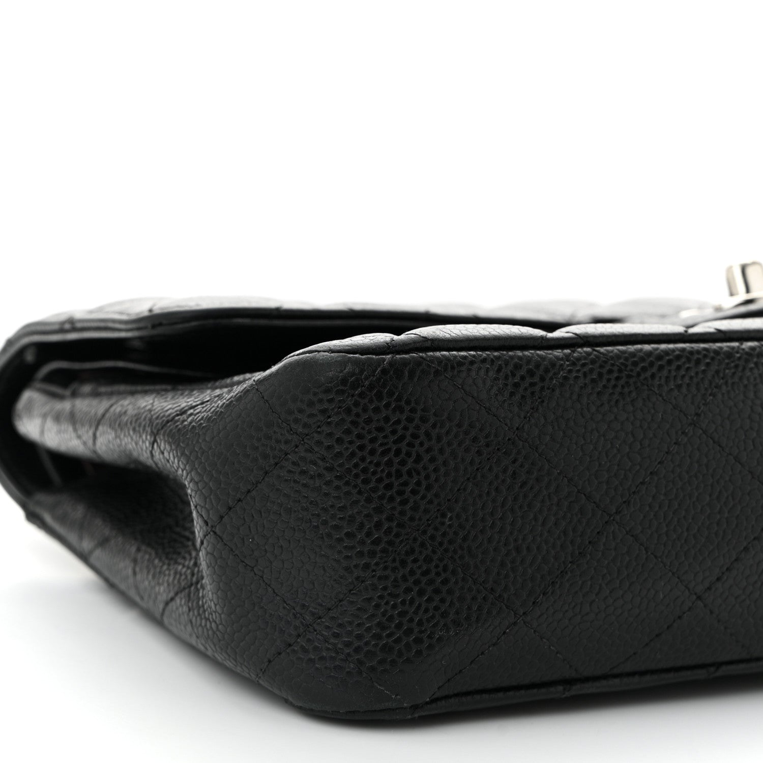 Chanel Caviar Quilted Medium Double Flap Black 8 of 9
