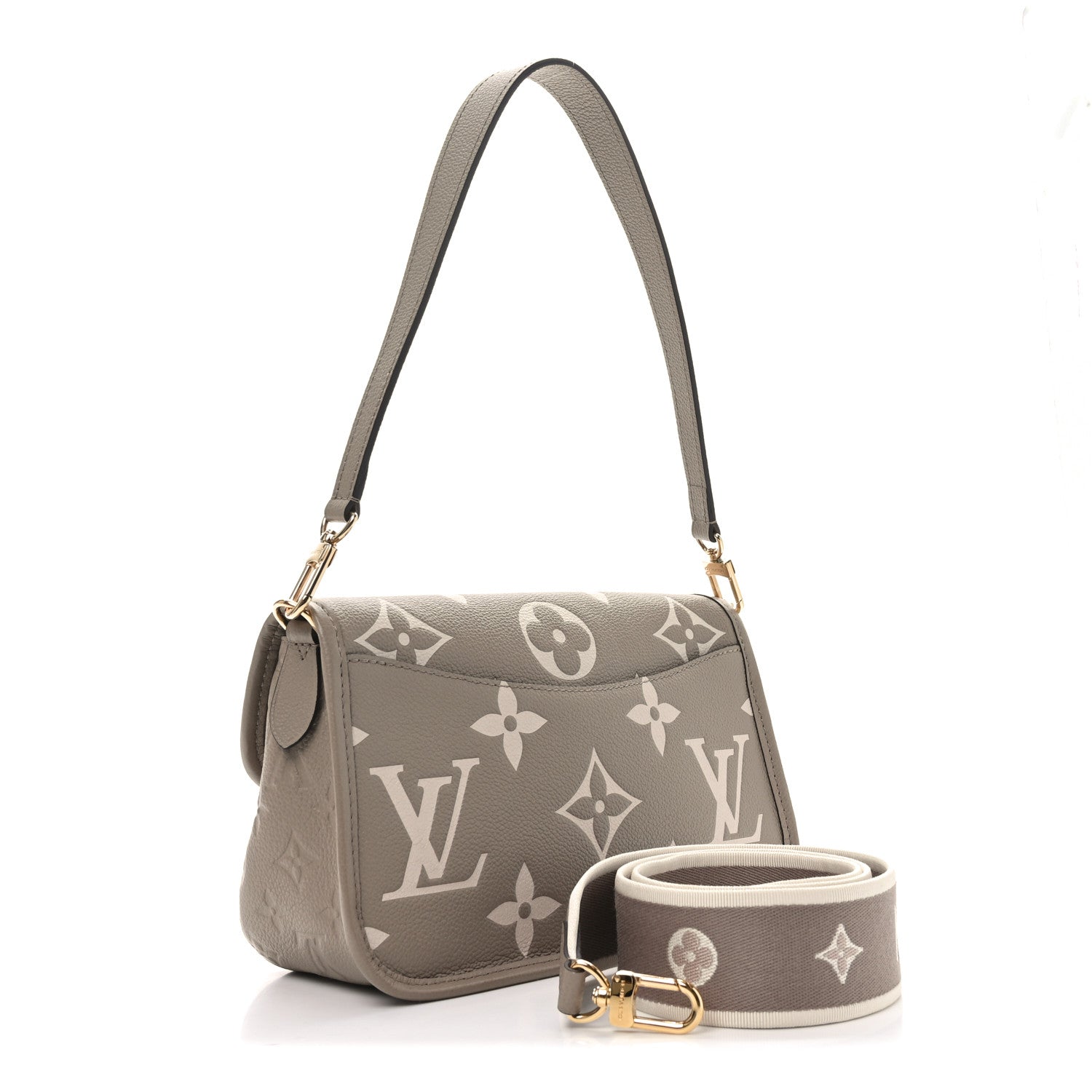 Louis Vuitton Empreinte Monogram Giant Diane Tourterelle Creme 3 of 9