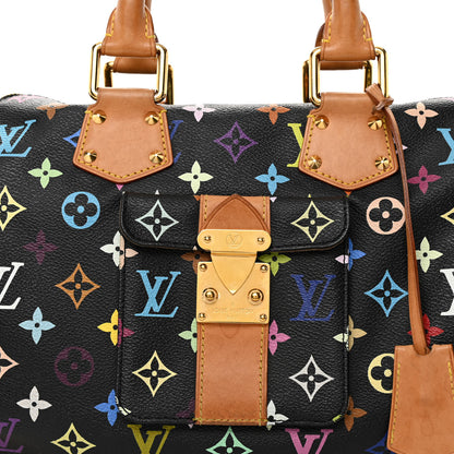 Louis Vuitton Monogram Multicolor Speedy 30 Black 7 of 10