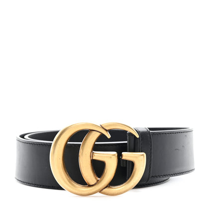 Gucci Calfskin Double G 40mm Belt 90 36 Black 1 of 6