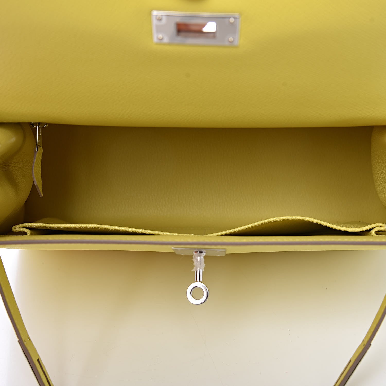 Hermes Epsom Kelly Sellier 28 Lime 5 of 37
