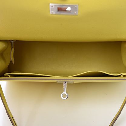 Hermes Epsom Kelly Sellier 28 Lime 5 of 37