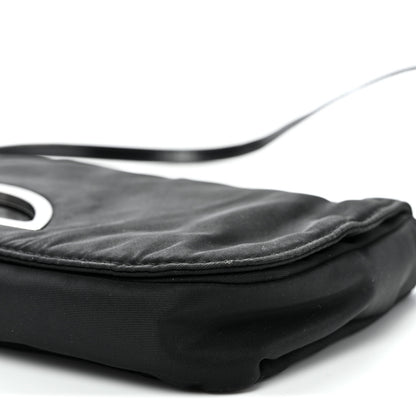Christian Dior Nylon Malice Shoulder Bag Black 10 of 10