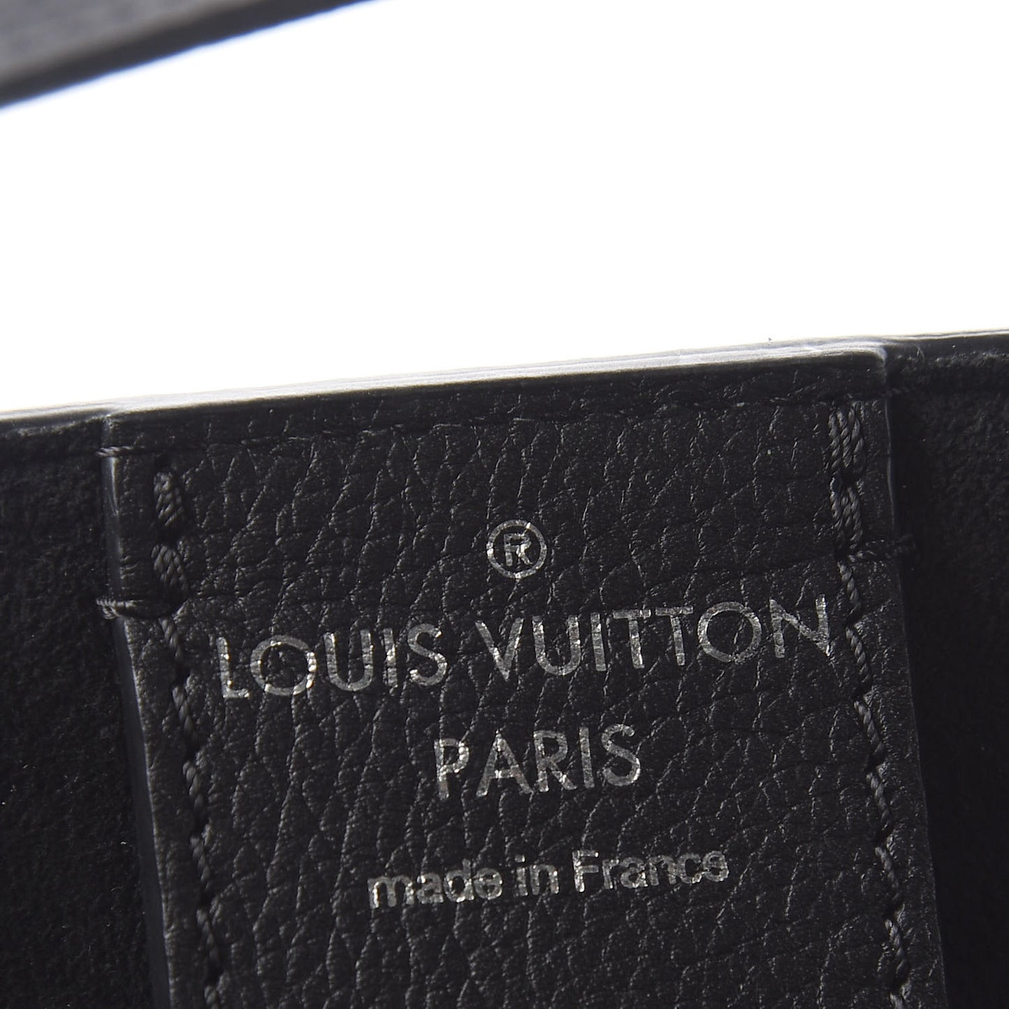 Calfskin Lockme Cabas Black